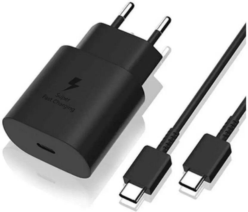 65W USB-C Fast Charging Adapter with USB-C to USB-C Cable