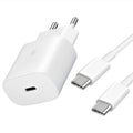 USB-C Fast Charging Wall Adapter with Type-C Cable